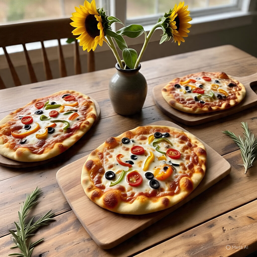 Homemade Flatbread Pizzas
