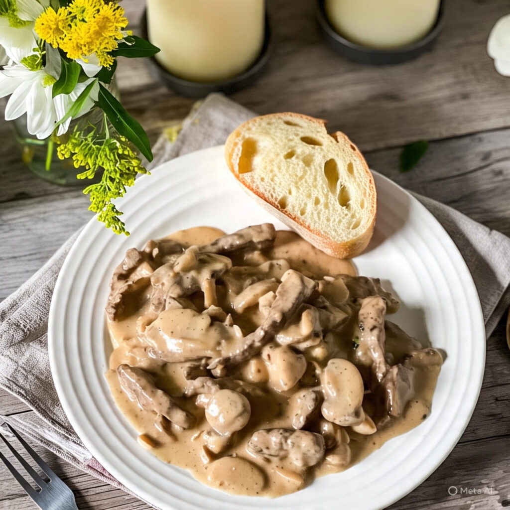 Beef Stroganoff