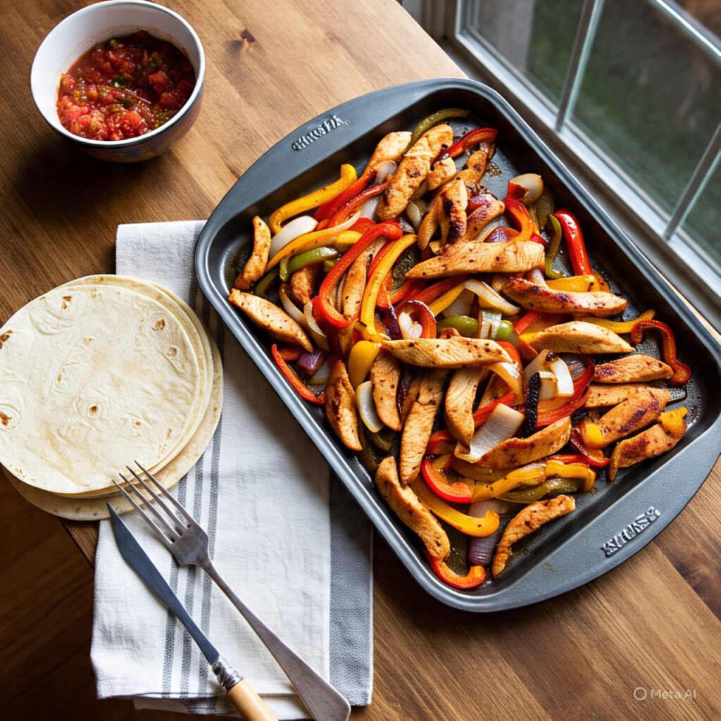 Sheet Pan Chicken Fajitas