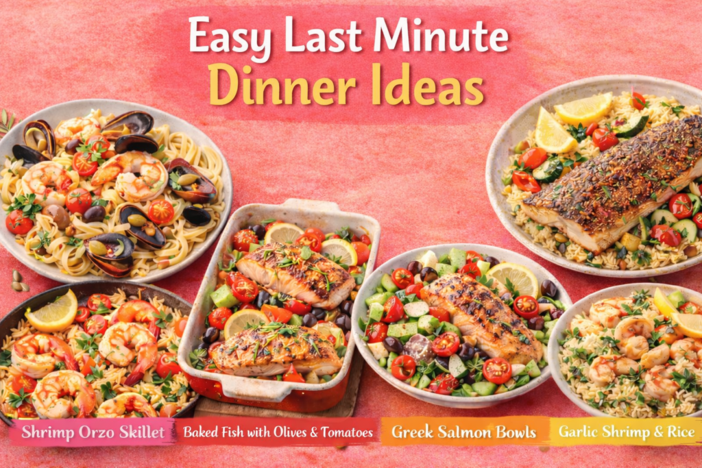 Easy Last Minute Dinner Ideas