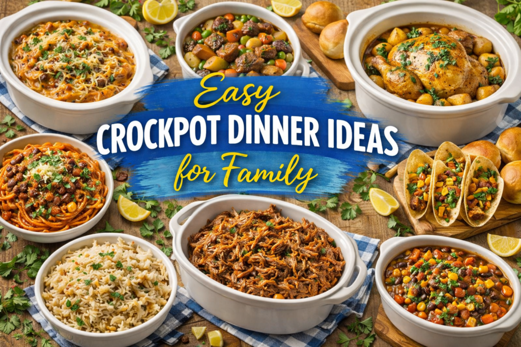 Easy Crockpot Dinner Ideas for Family